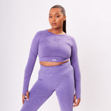 The 'Energy' Scrunch & Seamless Leggings - Violet