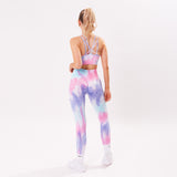The 'Tie Dye Scrunch' Leggings - Bubble Gum
