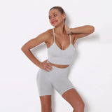 The 'Energy' Sports Bra - Baby Grey